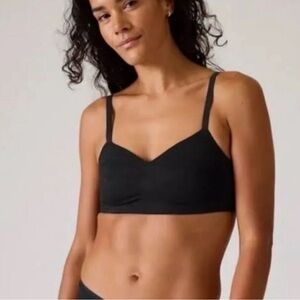 Athleta S Ritual Lace Adjustable Bra D-DD Beige Stretchy Everyday NWT
